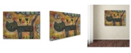 Trademark Global Funked Up Art 'Kitty Kat Ride' Canvas Art - 19" x 14" x 2"